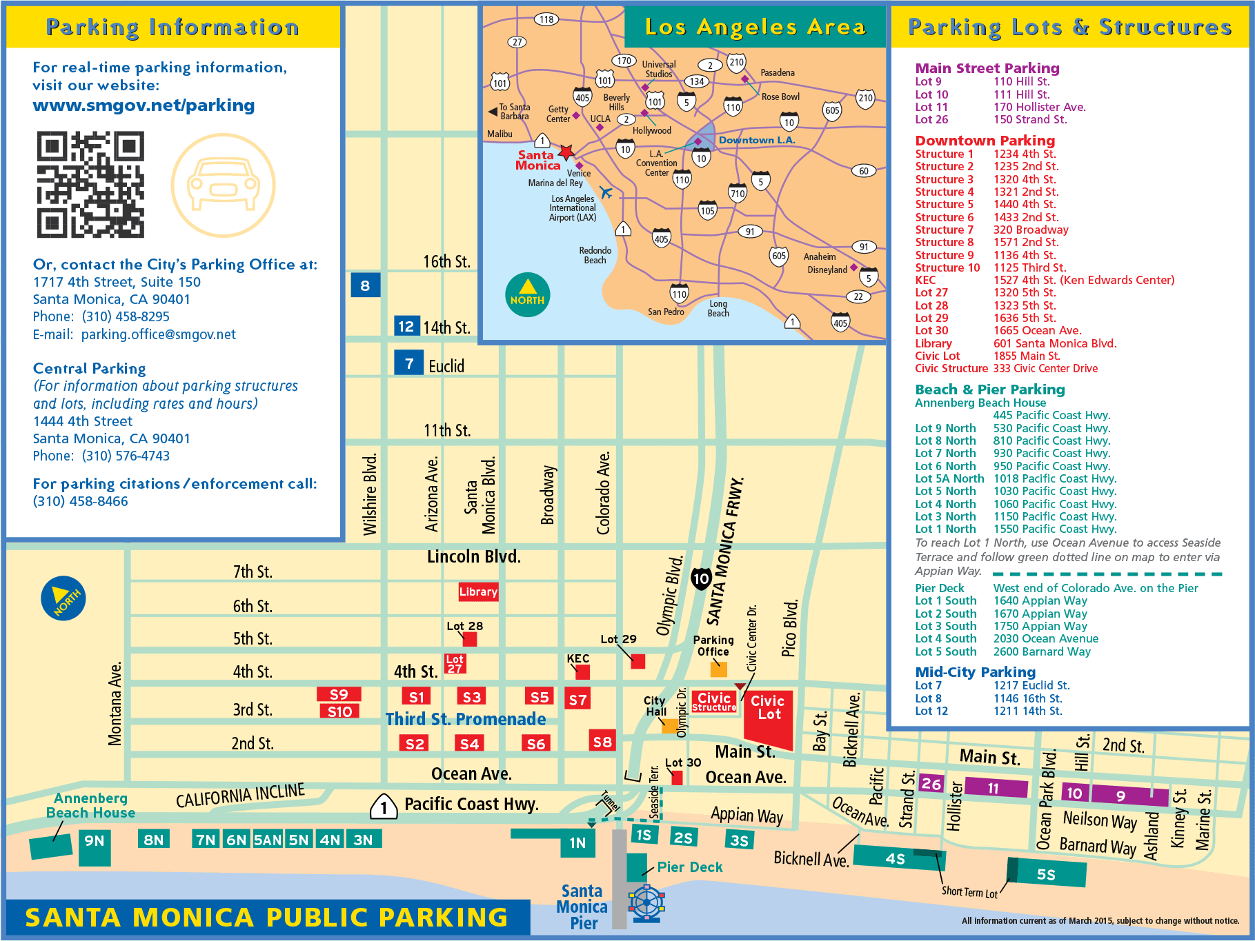 Santa Monica Parking Map